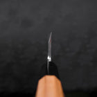 Deba White Steel #2 Kasumi Büffelhorn und Teakholz Griff 180mm-[Musashi]-[Japan-Küchenmesser]