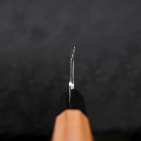 Deba White Steel #2 Kasumi Büffelhorn und Teakholz Griff 180mm-[Musashi]-[Japan-Küchenmesser]