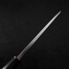 Deba White Steel #2 Kasumi Büffelhorn und Teakholz Griff 180mm-[Musashi]-[Japan-Küchenmesser]