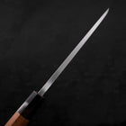 Deba White Steel #2 Kasumi Büffelhorn und Teakholz Griff 180mm-[Musashi]-[Japan-Küchenmesser]
