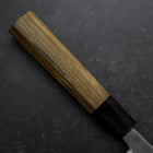 Deba White Steel #2 Kasumi Büffelhorn und Teakholz Griff 195mm-[Musashi]-[Japan-Küchenmesser]