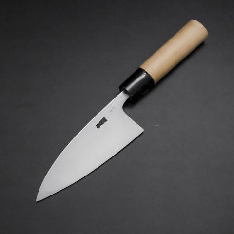 Deba White Steel #2 Kasumi Cherry Handle 120mm-[Musashi]-[Japanese-Kitchen-Knives]