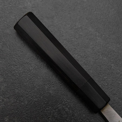 Deba White Steel #2 Kasumi Chokin Drache Büffelhorn und Ebenholz Griff 180mm-[Musashi]-[Japan-Küchenmesser]