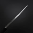 Deba White Steel #2 Kasumi Chokin Gold Sakura-Fuji Buffalo Ebony Handle 150mm (5.9”)-[Musashi]-[Japan-Küchenmesser]