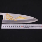 Deba White Steel #2 Kasumi Chokin "Sakura An Fuji" Büffelhorn und Ebenholz Griff 180mm-[Musashi]-[Japan-Küchenmesser]