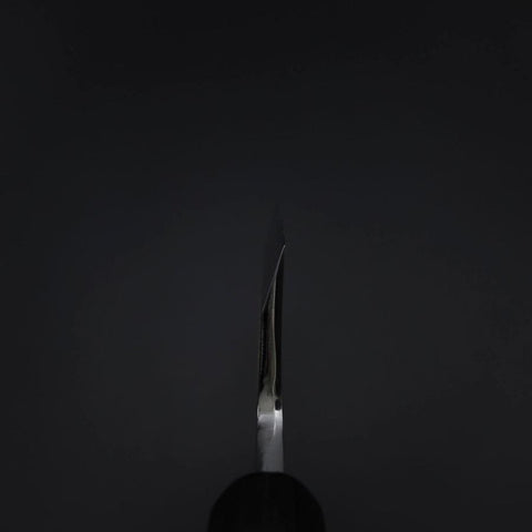 Deba White Steel #2 Kasumi Chokin Silber Drache Büffelhorn und Ebenholz Griff 150mm-[Musashi]-[Japan-Küchenmesser]