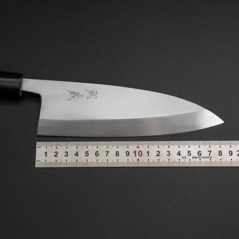 Deba White Steel #2 Kasumi Kirschholz Griff 180mm-[Musashi]-[Japan-Küchenmesser]