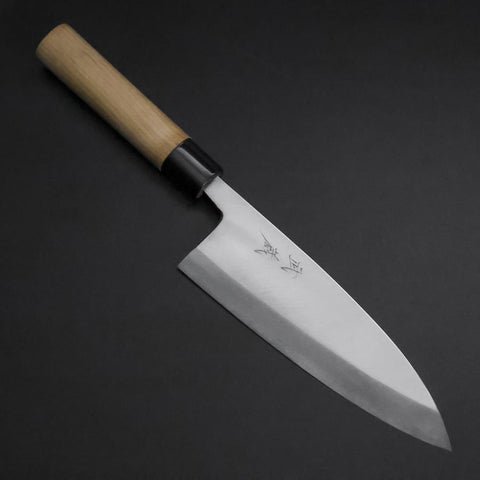 Deba White Steel #2 Kasumi Kirschholz Griff 180mm-[Musashi]-[Japan-Küchenmesser]