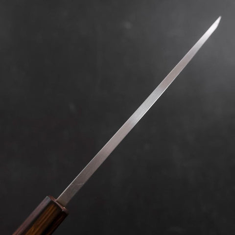 Deba White Steel #2 Kasumi Sumi Urushi Griff 180mm-[Musashi]-[Japan-Küchenmesser]