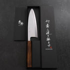 Deba White Steel #2 Kasumi Sumi Urushi Griff 180mm-[Musashi]-[Japan-Küchenmesser]