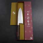 Deba White Steel #2 Kasumi Sumi Urushi-Griff 180mm-[Musashi]-[Japan-Küchenmesser]