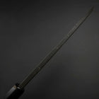 Deba White Steel #2 Kurouchi Büffelhorn und Ebenholz Griff 180mm-[Musashi]-[Japan-Küchenmesser]