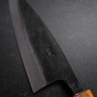 Deba White Steel #2 Kurouchi Eichenholz Griff 150mm-[Musashi]-[Japan-Küchenmesser]