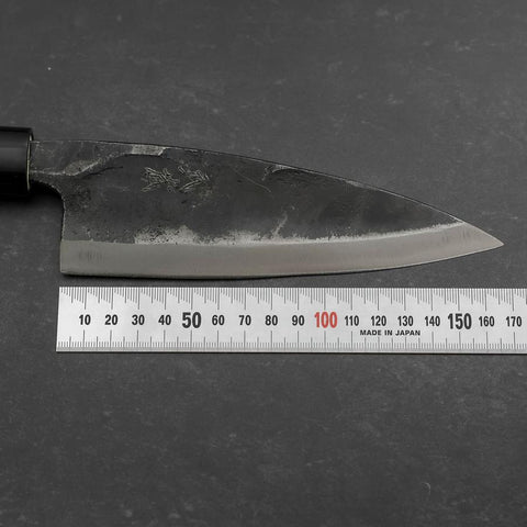 Deba White Steel #2 Kurouchi Magnolienholz Griff 165mm-[Musashi]-[Japan-Küchenmesser]