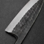 Deba White Steel #2 Kurouchi Tsuchime Kirschholz Griff 150mm-[Musashi]-[Japan-Küchenmesser]