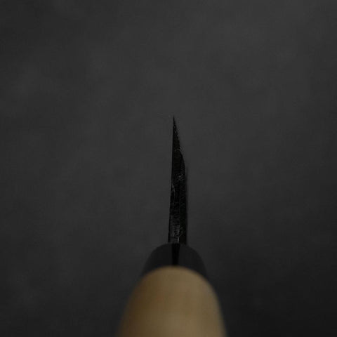 Deba White Steel #2 Kurouchi Tsuchime Kirschholz Griff 150mm-[Musashi]-[Japan-Küchenmesser]