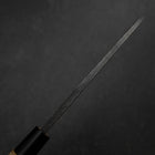 Deba White Steel #2 Kurouchi Tsuchime Kirschholz Griff 150mm-[Musashi]-[Japan-Küchenmesser]