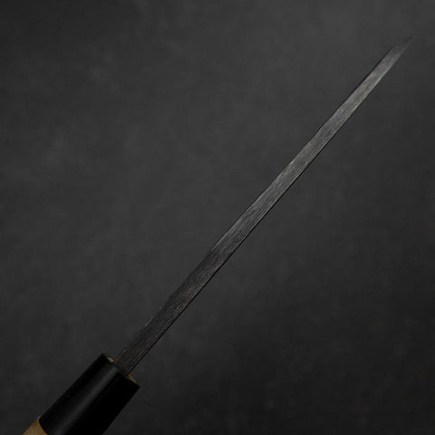 Deba White Steel #2 Kurouchi Tsuchime Kirschholz Griff 150mm-[Musashi]-[Japan-Küchenmesser]
