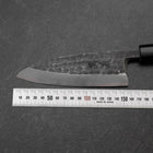 Deba White Steel #2 Kurouchi Tsuchime Kirschholz Griff 150mm-[Musashi]-[Japan-Küchenmesser]