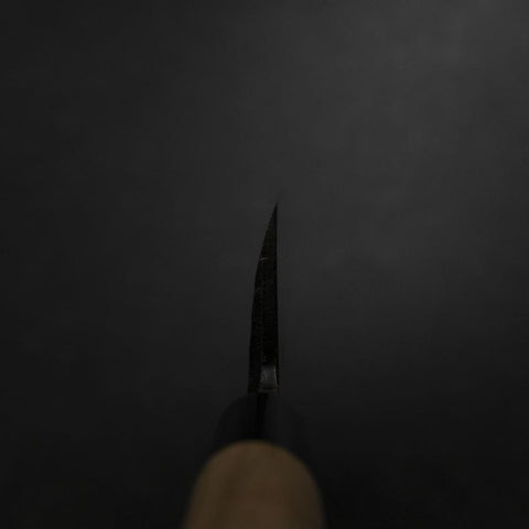 Deba White Steel #2 Kurouchi Tsuchime Kirschholz Griff 165mm-[Musashi]-[Japan-Küchenmesser]