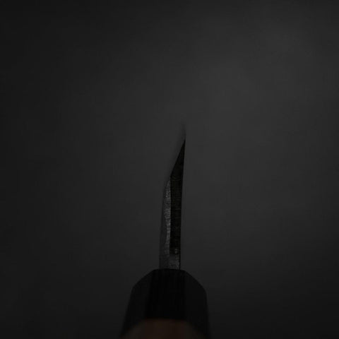 Deba White Steel #2 Kurouchi Tsuchime Walnussholz Griff 150mm-[Musashi]-[Japan-Küchenmesser]