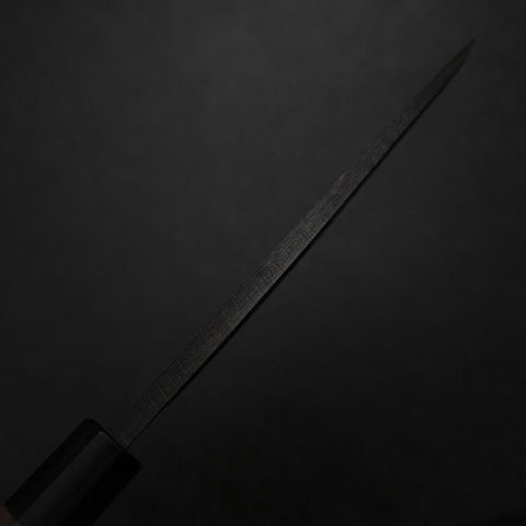 Deba White Steel #2 Kurouchi Tsuchime Walnussholz Griff 150mm-[Musashi]-[Japan-Küchenmesser]