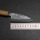 Deba White Steel #2 Nashiji Eichenholz Griff 80mm-[Musashi]-[Japan-Küchenmesser]