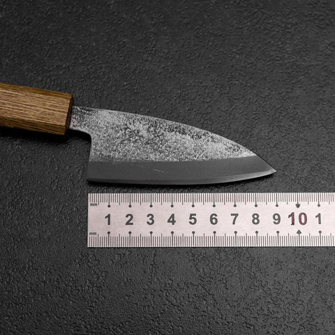 Deba White Steel #2 Nashiji Eichenholz Griff 80mm-[Musashi]-[Japan-Küchenmesser]