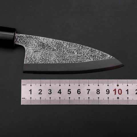 Deba White Steel #2 Nashiji Magnolienholz Griff 105mm-[Musashi]-[Japan-Küchenmesser]