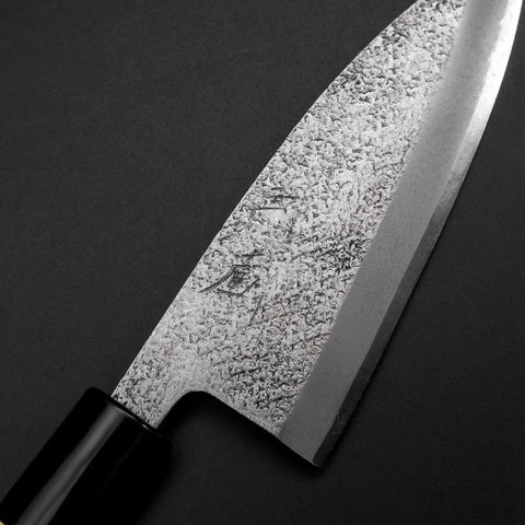 Deba White Steel #2 Nashiji Magnolienholz Griff 120mm-[Musashi]-[Japan-Küchenmesser]
