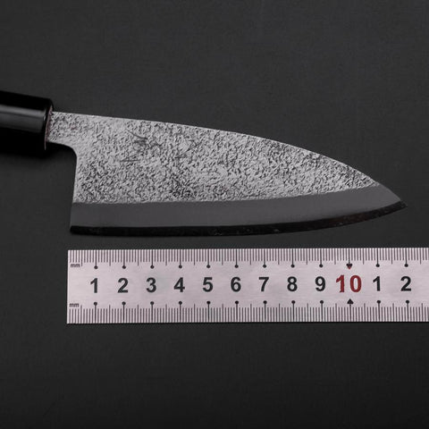 Deba White Steel #2 Nashiji Magnolienholz Griff 120mm-[Musashi]-[Japan-Küchenmesser]