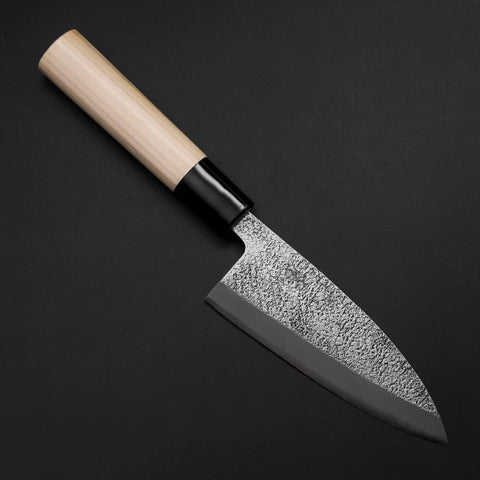 Deba White Steel #2 Nashiji Magnolienholz Griff 120mm-[Musashi]-[Japan-Küchenmesser]
