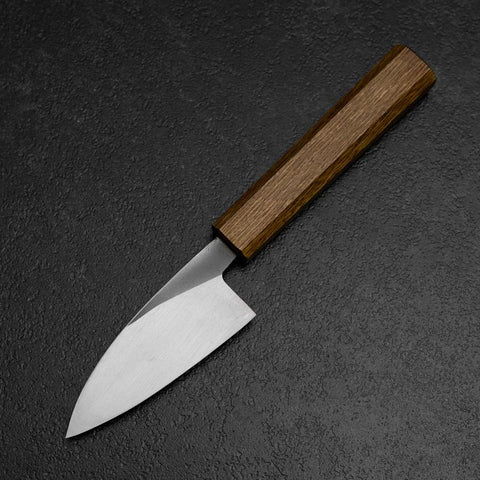 Deba White Steel #2 Nashiji Oak Handle 80mm (3.1”)-[Musashi]-[Japan-Küchenmesser]