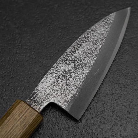 Deba White Steel #2 Nashiji Oak Handle 80mm (3.1”)-[Musashi]-[Japan-Küchenmesser]