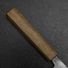 Deba White Steel #2 Nashiji Oak Handle 80mm (3.1”)-[Musashi]-[Japan-Küchenmesser]