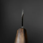Deba White Steel #2 Nashiji Sumi Urushi Griff 120mm-[Musashi]-[Japan-Küchenmesser]