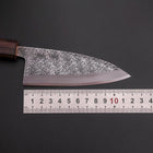 Deba White Steel #2 Nashiji Sumi Urushi Griff 120mm-[Musashi]-[Japan-Küchenmesser]