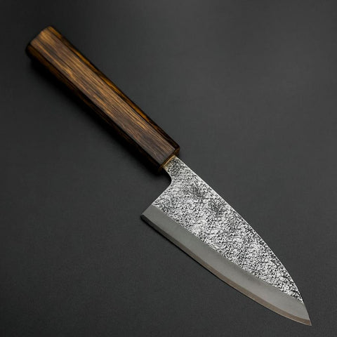 Deba White Steel #2 Nashiji Sumi Urushi Griff 120mm-[Musashi]-[Japan-Küchenmesser]