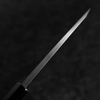 Deba White Steel #2 Poliert Büffelhorn und Ebenholz Griff 120mm-[Musashi]-[Japan-Küchenmesser]