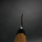 Deba White Steel #2 Kasumi Büffelhorn und Teak Griff 195mm-[Musashi]-[Japan-Küchenmesser]
