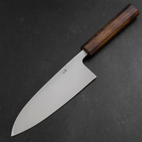 Deba White steel #2 Kasumi Sumi Urushi Griff 180mm-[Musashi]-[Japan-Küchenmesser]