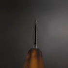 Deba White steel #2 Kasumi Sumi Urushi Griff 180mm-[Musashi]-[Japan-Küchenmesser]