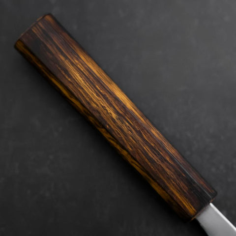 Deba White steel #2 Kasumi Sumi Urushi Griff 180mm-[Musashi]-[Japan-Küchenmesser]