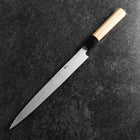 Fuguhiki White Steel #3 Kasumi Büffelhorn und Magnolienholz Griff 240mm-[Musashi]-[Japan-Küchenmesser]
