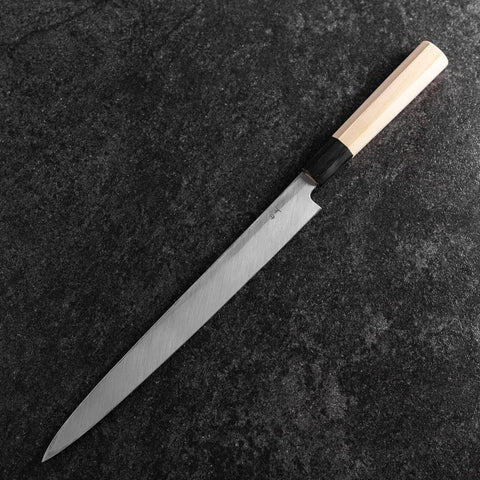 Fuguhiki White Steel #3 Kasumi Büffelhorn und Magnolienholz Griff 270mm-[Musashi]-[Japan-Küchenmesser]