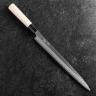 Fuguhiki White Steel #3 Kasumi Büffelhorn und Magnolienholz Griff 270mm-[Musashi]-[Japan-Küchenmesser]