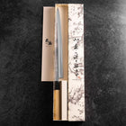 Fuguhiki White Steel #3 Kasumi Büffelhorn und Magnolienholz Griff 300mm-[Musashi]-[Japan-Küchenmesser]