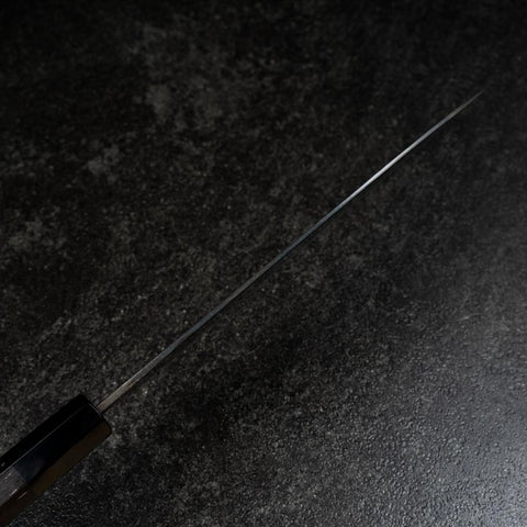 Funayuki Blue Steel #2 Kurouchi Buffalo Ebony Handle 210mm (8.3”)-[Musashi]-[Japanese-Kitchen-Knives]