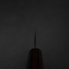 Funayuki Blue Steel #1 Kurouchi Lila Urushi Griff 105mm-[Musashi]-[Japan-Küchenmesser]