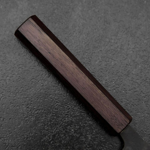 Funayuki Blue Steel #1 Kurouchi Lila Urushi Griff 105mm-[Musashi]-[Japan-Küchenmesser]